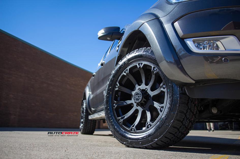 FORD RANGER SIDEWINDER MATTE BLACK